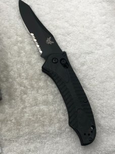 Benchmade 9555SBK Auto Rift Tactical Knife New In Box Made In USA Discontinued 
