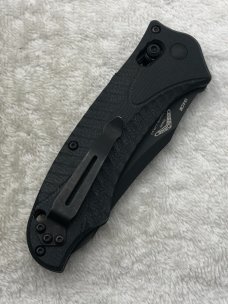 Benchmade 9555SBK Auto Rift Tactical Knife New In Box Made In USA Discontinued 