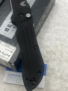 Benchmade 9101BK Auto Stryker Push Button Automatic Knife Slide Lock In Box Made In USA Discontinued