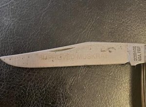 OLD SCHRADE USA OLD TIMER MUSKRAT