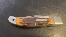BEAUTIFUL STAG OLD H.SEARS 1865- QUEEN-FOLDING HUNTER