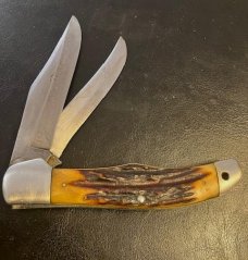 BEAUTIFUL STAG OLD H.SEARS 1865- QUEEN-FOLDING HUNTER