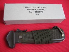 Vintage Large Size BUND German Luftwaffe PARATROOPER Gravity Knife - MINT IN BOX !