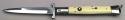 10 3/8" Tijuana Tourist Stiletto, plastic ivory, NOS vintage collector knife, c.1978