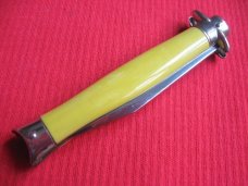 Colonial Shur-Snap Bow Tie Fish Tail Prov. U.S.A. Switchblade Knife