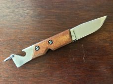 Russian Prison Knife (RPK) Switchblade, Keychain Ring And Bottle Opener, Unused