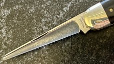 Great Eastern Cutlery Tidioute #981316 Texas Cattle Knife, Gabon Ebony, Unused (GEC 98) 