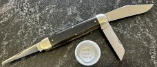 Great Eastern Cutlery Tidioute #981316 Texas Cattle Knife, Gabon Ebony, Unused (GEC 98) 