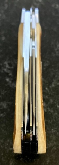Great Eastern Cutlery Tidioute #452112 LT STL Lumber Jack Knife, Frontier Bone, Unused (GEC 45) 