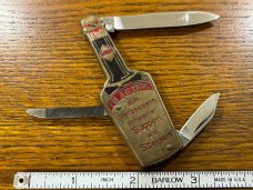 Parker Maggi's Wurze 3-Blade Pocket Knife w/Brass Maggi's Wurze Scales Germany 