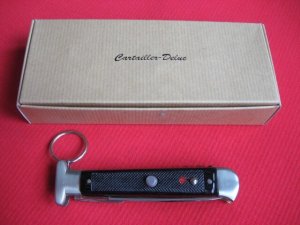 Vintage French Cartailler-Deluc 4 Blade Ring Pull Stiletto Switchblade Knife - New in Box.