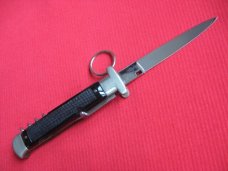Vintage French Cartailler-Deluc 4 Blade Ring Pull Stiletto Switchblade Knife - New in Box.