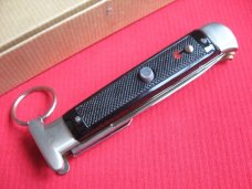 Vintage French Cartailler-Deluc 4 Blade Ring Pull Stiletto Switchblade Knife - New in Box.