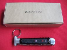 Vintage French Cartailler-Deluc 4 Blade Ring Pull Stiletto Switchblade Knife - New in Box.