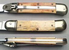 7 3/4" Hubertus German Classic Springer, "Ivory", NOS vintage collector knife, c.1984