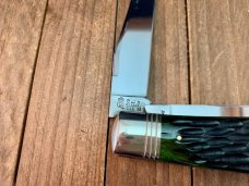 Schatt and Morgan Sway Back Trapper Emerald Green Jigged Bone 1996 Please Read Description