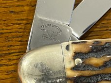 Fight'n Rooster Ltd Ed 1991 "Truck Builders Knife Club" Toothpick w/Stag Scales SN#065 Germany