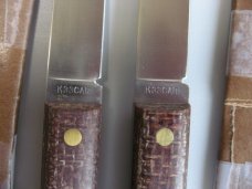 GREAT EASTERN KITCHEN KNIFE WITH RUSTIC BURLAP MICARTA HANDLE