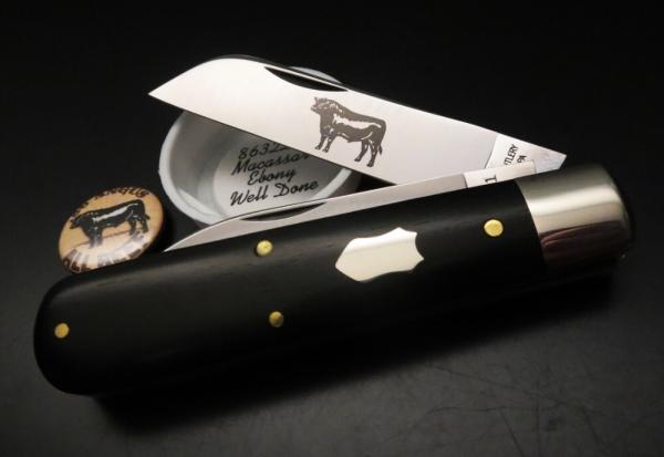 Great Eastern Cutlery #86 Angus Jack Massacar Ebony Well Done GEC 863221