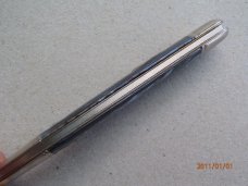 Imperial Prov RI Toothpick Swirl Blue Handles
