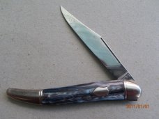 Imperial Prov RI Toothpick Swirl Blue Handles