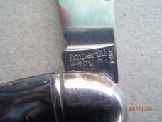 Imperial Prov RI Toothpick Swirl Blue Handles
