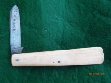 J. Curley & Brother New York Ivory Budding/Spud knife