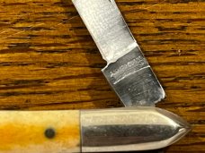 Parker Cut. Co. 2-Blade Pen Knife w/Smooth Bone Scales Japan