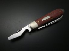 Great Eastern Cutlery #85 Crown Lifter Natural Canvas Micarta GEC 852221CL