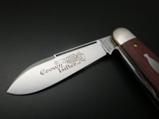 Great Eastern Cutlery #85 Crown Lifter Natural Canvas Micarta GEC 852221CL