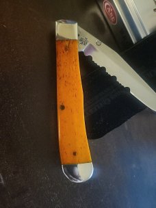 2008 case xx Halloween trapperlock knife 
