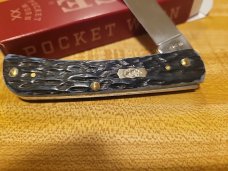 Case xx SODBUSTER JR  mederaian blue pocket worn