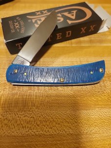 Case xx SODBUSTER jr * Caribbean blus
