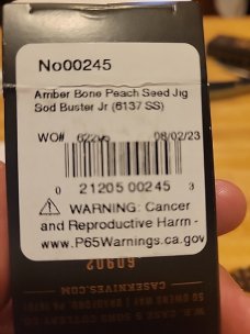 Case amber bone SODBUSTER JR 