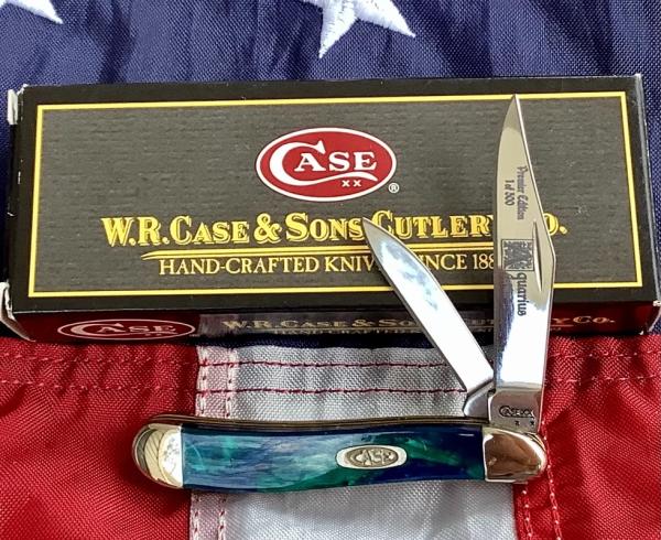 Case xx 2008 Premier Edition Peanut Knife (MDL# 9220 SS) w/ Quarius Corelon Handles Case xx 2008 Premier Edition Peanut Knife (MDL# 9220 SS) w/ Quarius Corelon Handles
