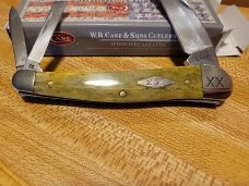 Case xx 2015 seahorse whittler olive green bone