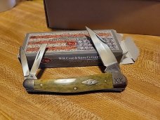 Case xx 2015 seahorse whittler olive green bone
