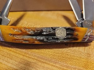 Colt 4 blade knife  congress stag