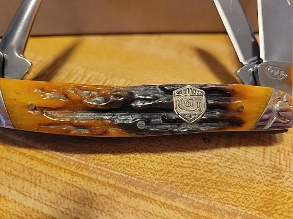 Colt 4 blade knife  congress stag