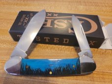 Case Caribbean blue canoe * bass fishing 