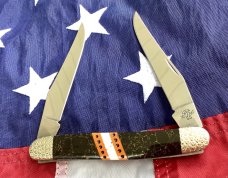 Case xx 2008 Customized Muskrat Knife w/ Custom Handles And Filework