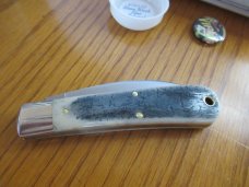 Great Eastern Tidoute Stone Wash Blue Natural Bone Viper Pattern # 470123