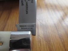 Great Eastern Tidoute Stone Wash Blue Natural Bone Viper Pattern # 470123