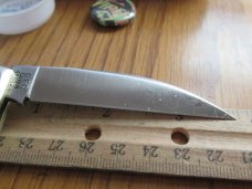 Great Eastern Tidoute Stone Wash Blue Natural Bone Viper Pattern # 470123