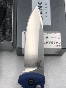 Benchmade 4400-1 Casbah Push Button Automatic Knife With Safety New In Box Made In USA Discontinued