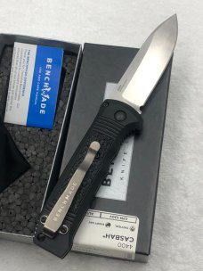 Benchmade 4400 Casbah Push Button Automatic Knife With Safety New In Box Made In USA Discontinued