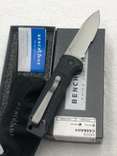 Benchmade 4400S Casbah Push Button Automatic Knife With Safety New In Box Made In UsA Discontinued