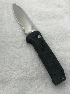 Benchmade 4400S Casbah Push Button Automatic Knife With Safety New In Box Made In UsA Discontinued