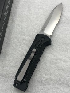 Benchmade 4400S Casbah Push Button Automatic Knife With Safety New In Box Made In UsA Discontinued
