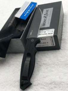 Benchmade 2551BK Mini Reflex II Push Button Automatic Knife NIB Made USA Discontinued    In USA